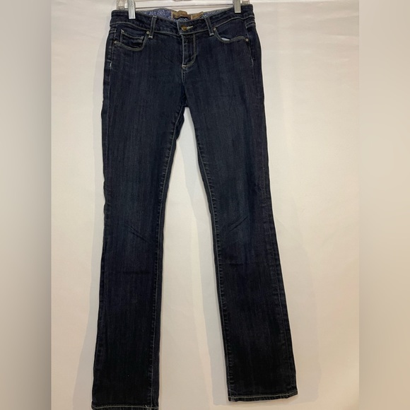 Paige Blue Heights Low Rise Skinny Jeans - Picture 1 of 8